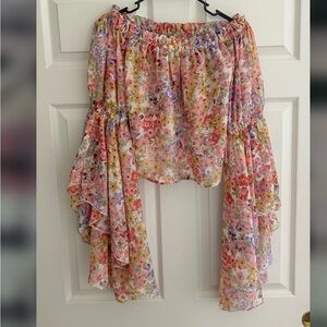 Live 4 Truth Off the Shoulder Floral Top